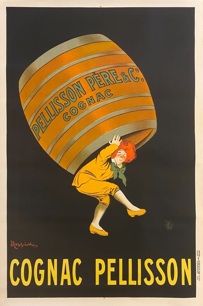 Leonetto Cappiello, Circa 1920S - Cognac Pellisson - Original Vintage Poster