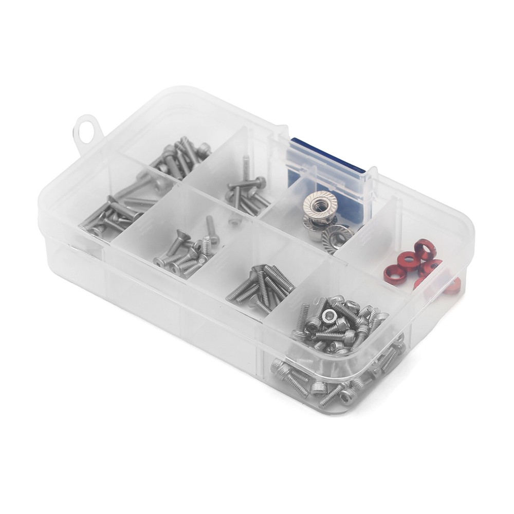 Repair Stainless Steel Screws Box RC Car Accessories For Arrma 1/18 Mojave Grom