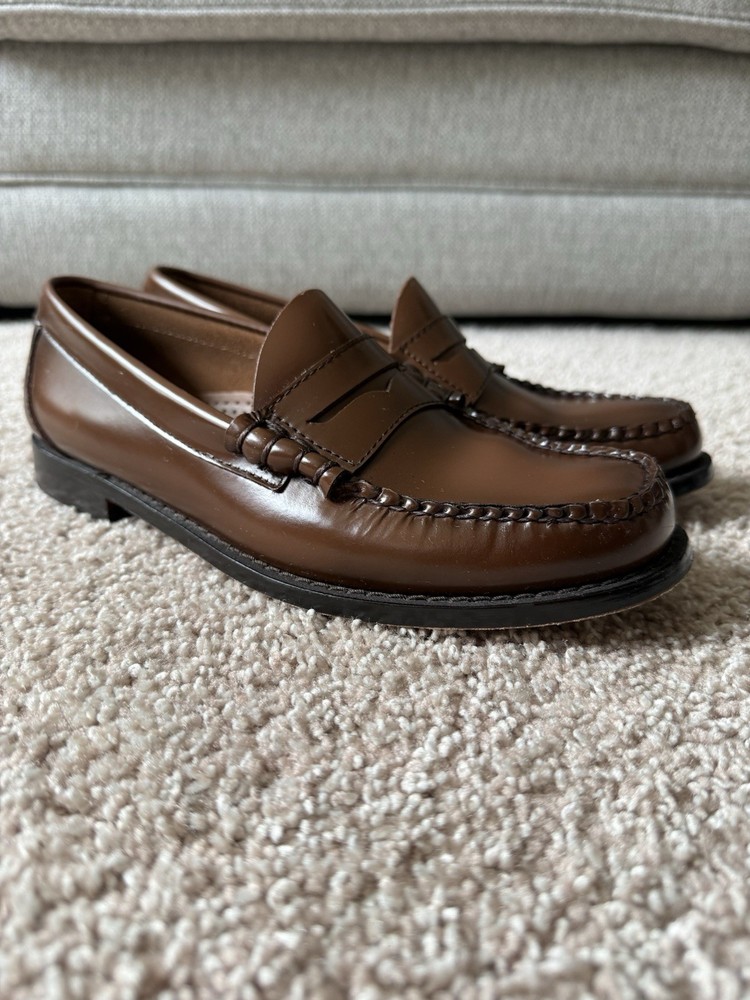 G.H. Bass Weejuns Men's Brown Leather Penny Loafers Size US 7.5