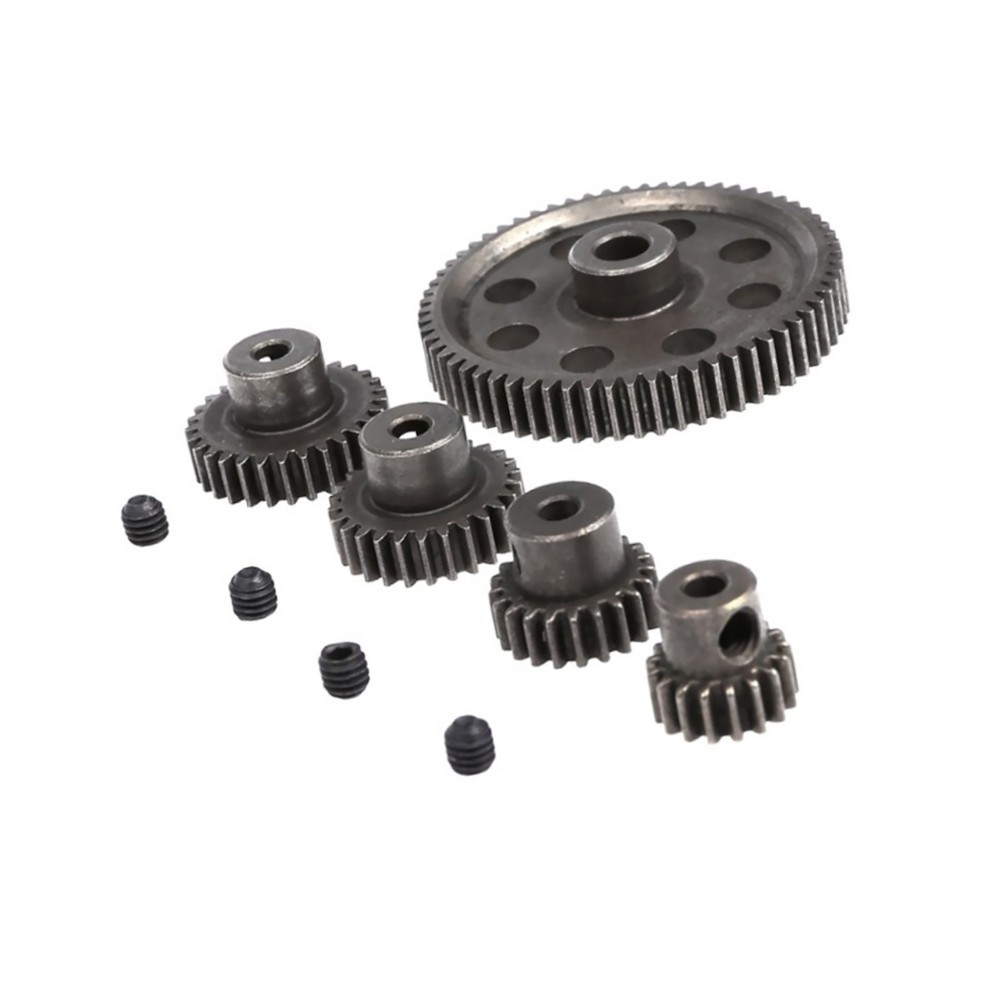 17T-64T Metal Spur Gear & Pinion Set for HSP 1/10 Scale RC Cars