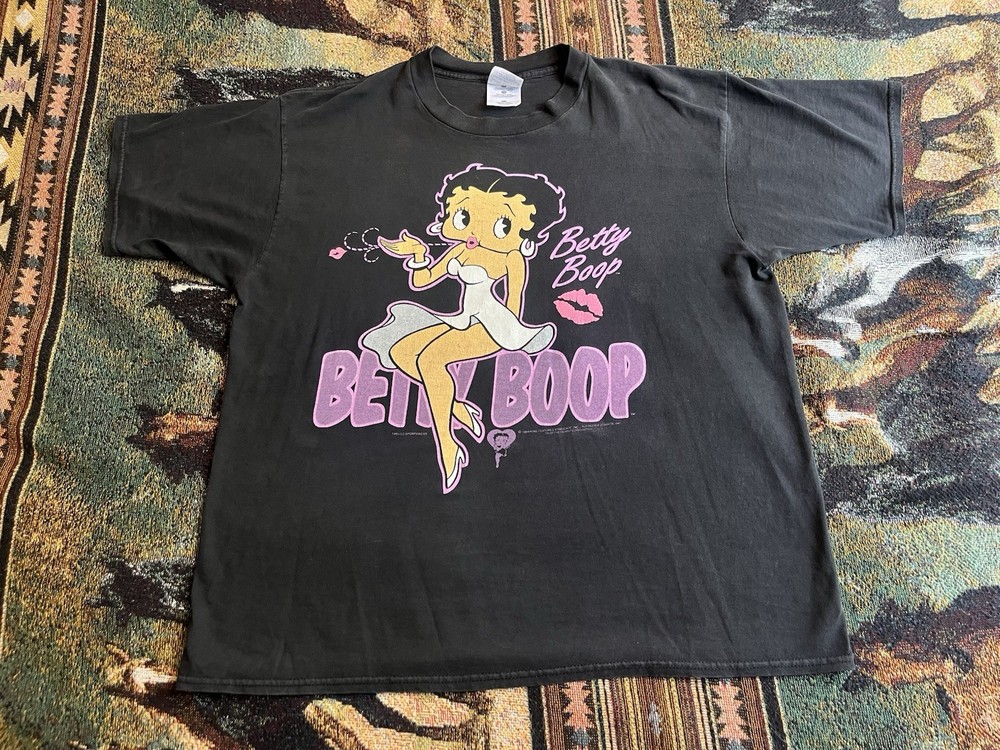 Vintage 90s Betty Boop Hugs and Kisses T-Shirt Size XL