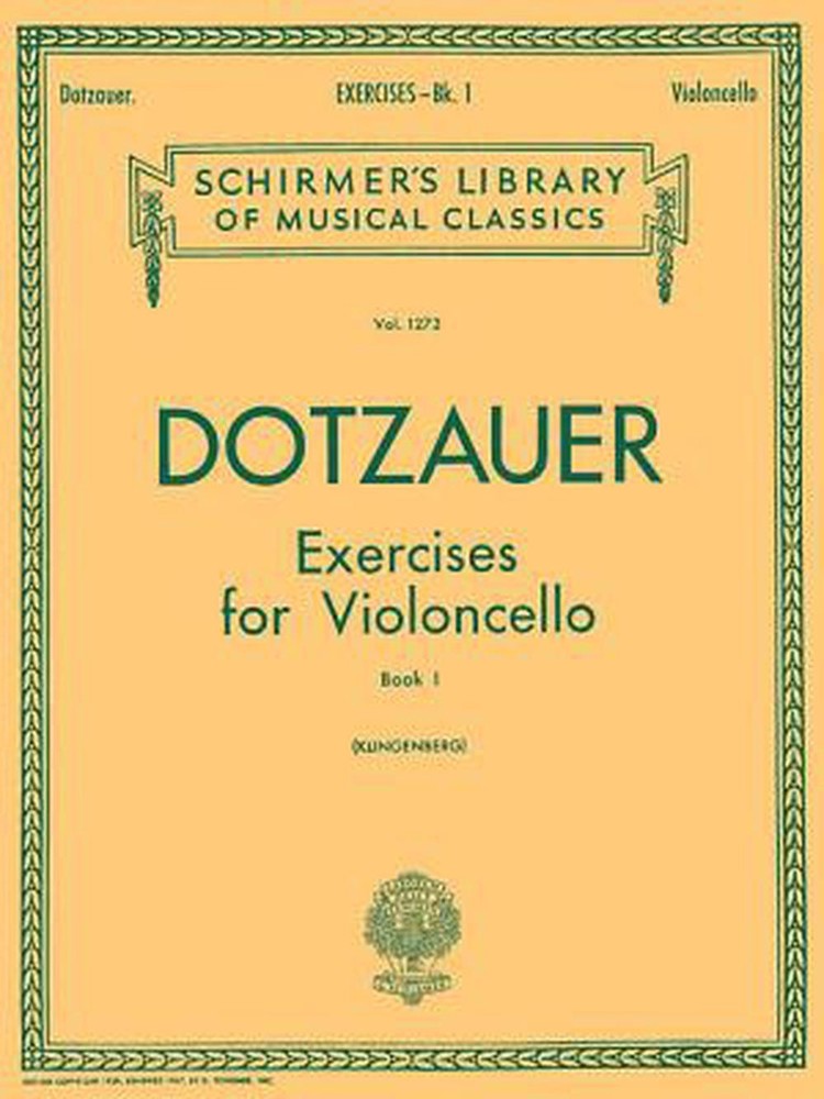 Exercises for Violoncello - Book 1: Cello Method by Dotzauer Friedrich (English)