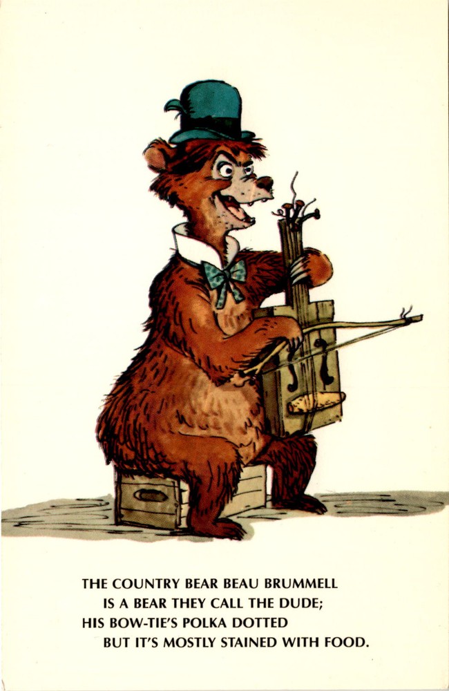 Vintage Disney World Magic Kingdom Frontierland Postcard