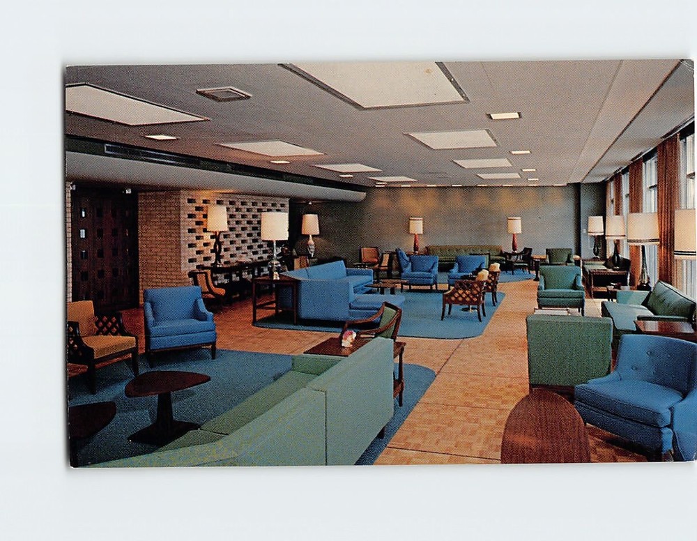 Postcard Lounge Clare Hall Cardinal Stritch College Milwaukee Wisconsin USA