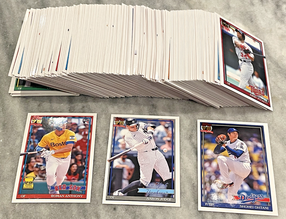 2026 Topps 1991 Topps Baseball Insert Singles You Pick Complete Your Set