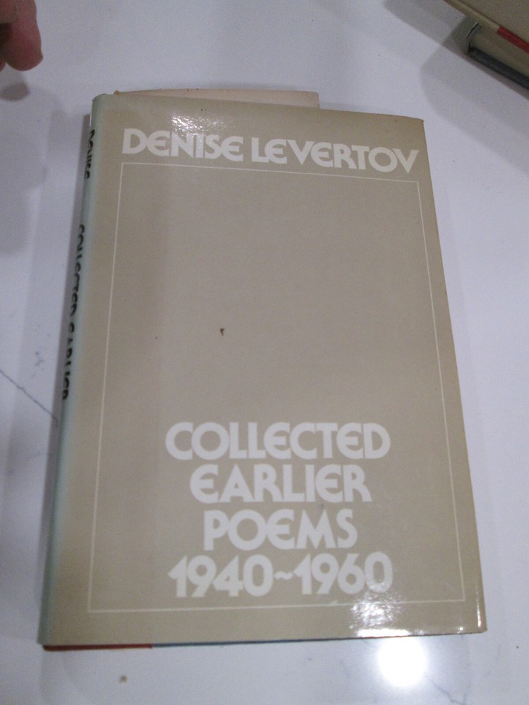 Denise Levertov EARLIER POEMS 1st Edition in jacket BEATNIK Beat Literature