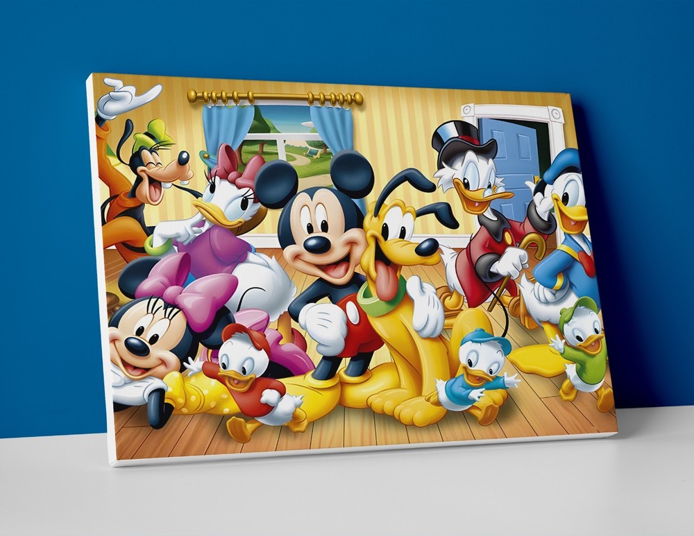 Mickey Mouse and Friends Poster or Canvas - Disney Wall Art Decor