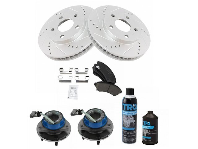 1999-2005 Pontiac Montana FWD Front Brake Pad Rotor & Hub Kit 57VBWN