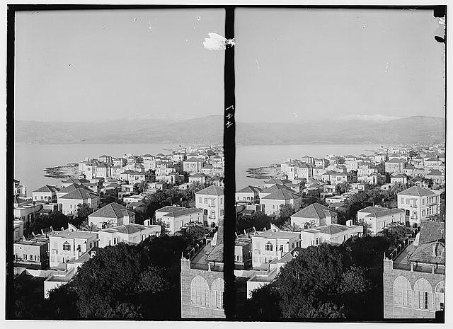 Beirut from the American University,Lebanon,American Colony Photo,1900-1920