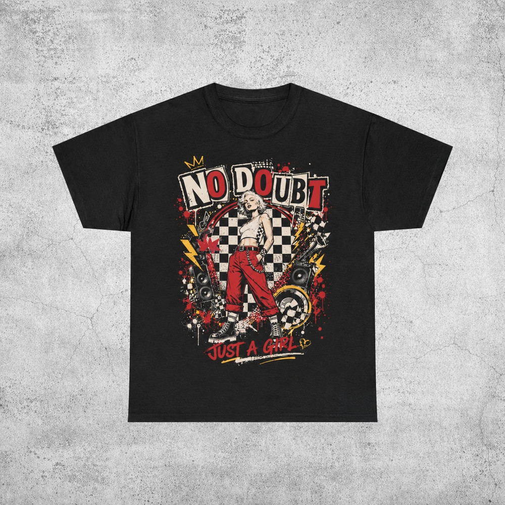 No Doubt Band Shirt, Gwen Stefani Retro 90s Rock Tee, No Doubt Music Fan
