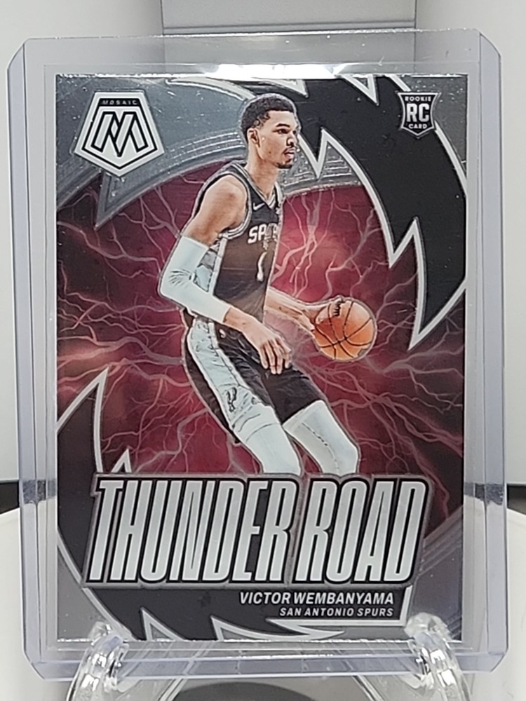 2023-24 Panini Mosaic - Thunder Road Victor Wembanyama #8 (RC)