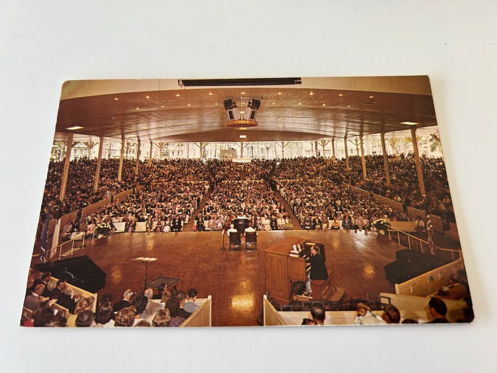 The Amphitheatre Chautauqua New York on Lake Chautauqua Postcard