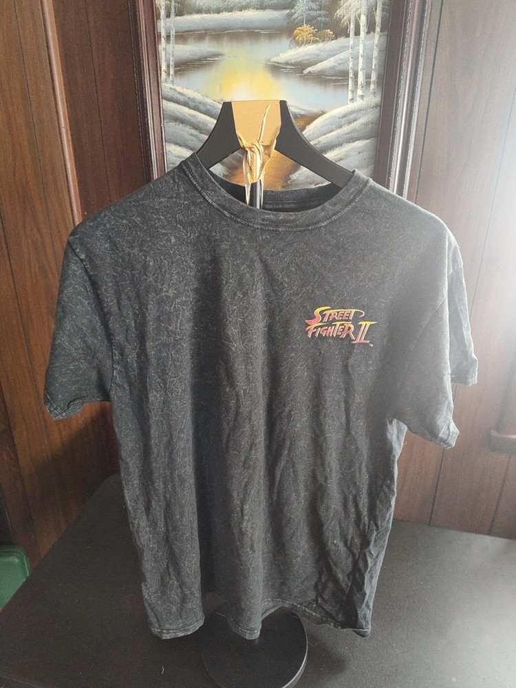 Street Fighter 2 II T-Shirt 1991 Capcon Video Game Retro Size M