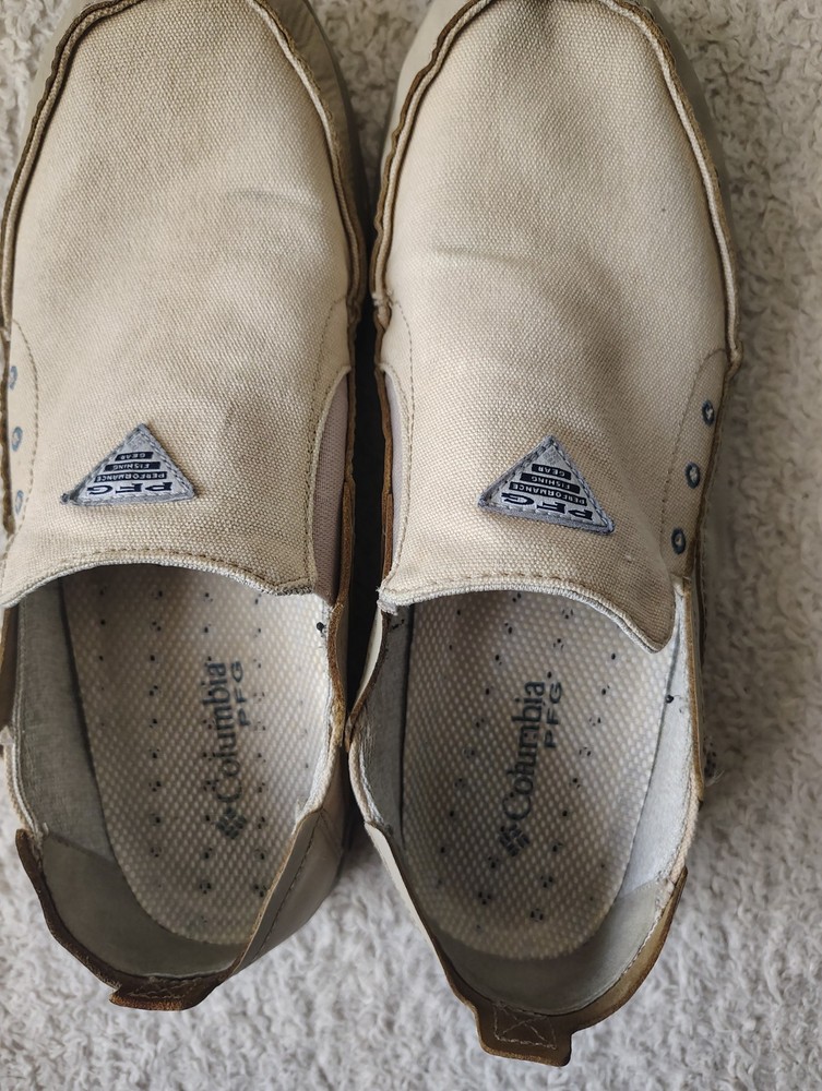 Columbia Beige Bahama Vent PFG Men's Fishing Shoes Size 12 $80 New
