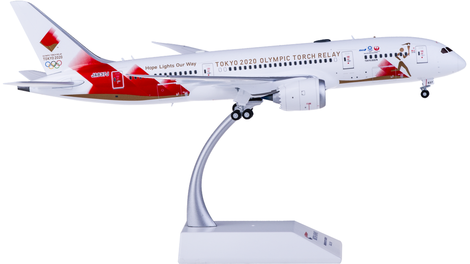 1:200 28cm JC Wings Japan Airlines Boeing 787-8 Passenger Airplane Diecast Model