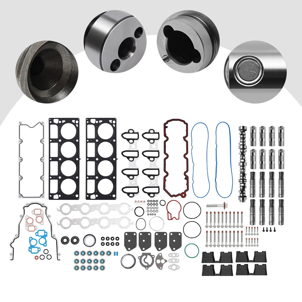 For GM 5.3 AFM Lifter Replacement Kit Head Gaskets & Bolts Cam Lifters CAM kit