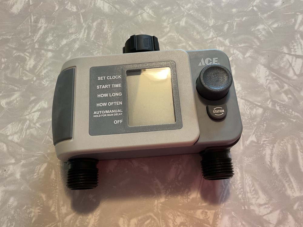 Ace Brand 2 Zone Programmable Water Sprinkler Timer for Lawns-image