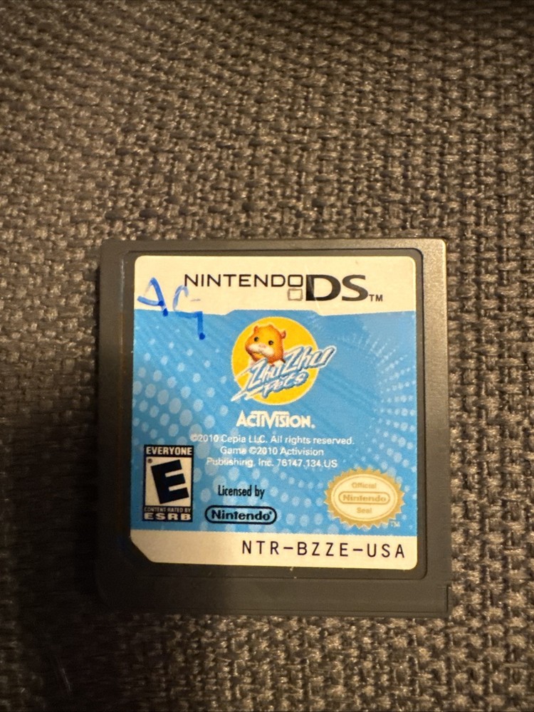 Nintendo DS Game, ZhuZhu Pets, Cartridge Only, TESTED