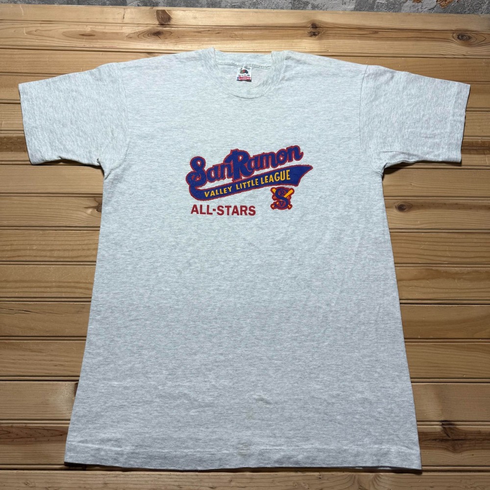 Vintage 90s San Ramon Valley Little League All-Stars Baseball T-Shirt USA Large