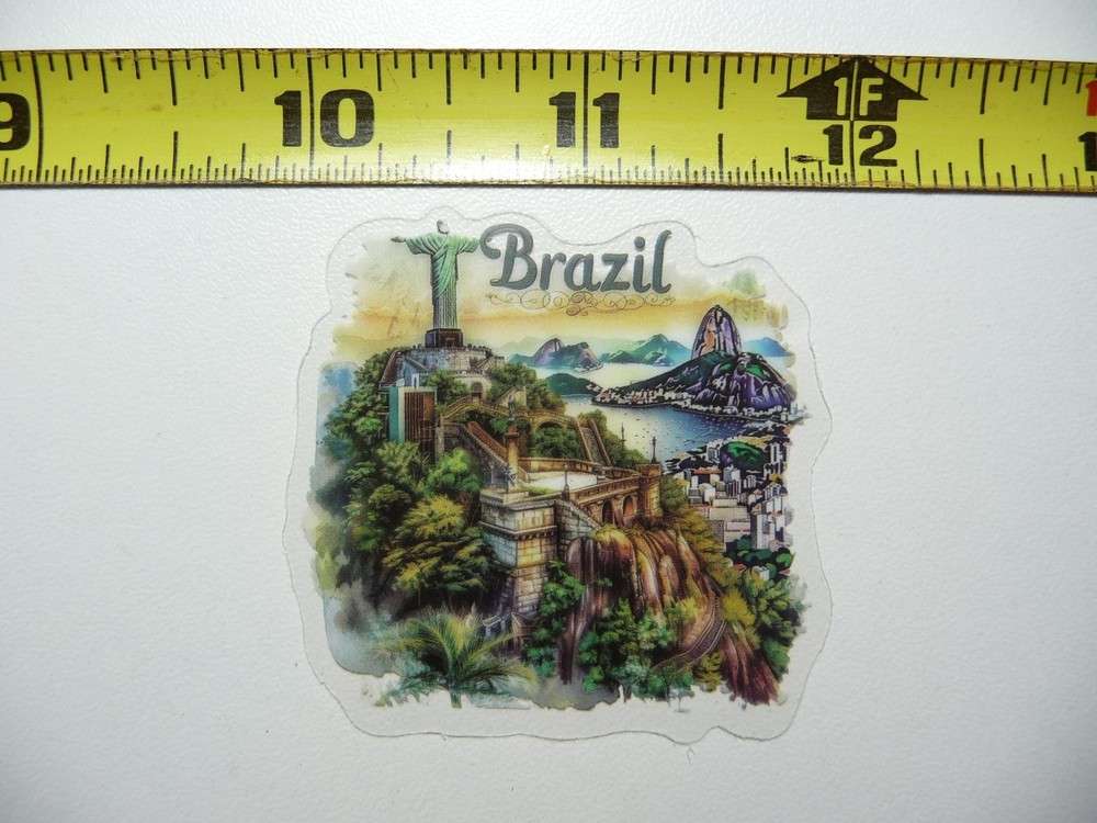 Rio de Janeiro travel sticker decal colorful vacation site view