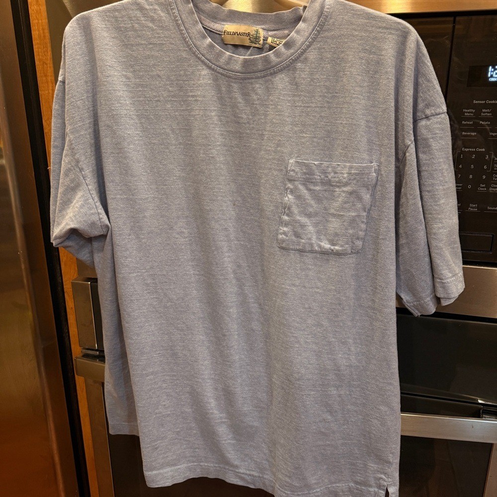 Sunspel Classic Blue Short Sleeve Tee