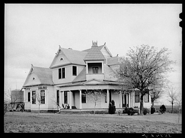 Farmhouse in Travis County,Texas,TX,Farm Security Administration,1940,FSA