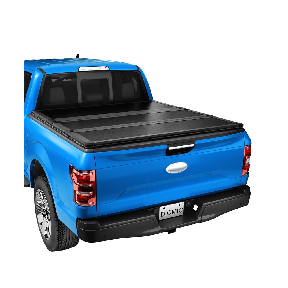 Hard Tri-Fold Truck Bed Tonneau Cover Compatible with 2009-2023 Dodge Ram 150...