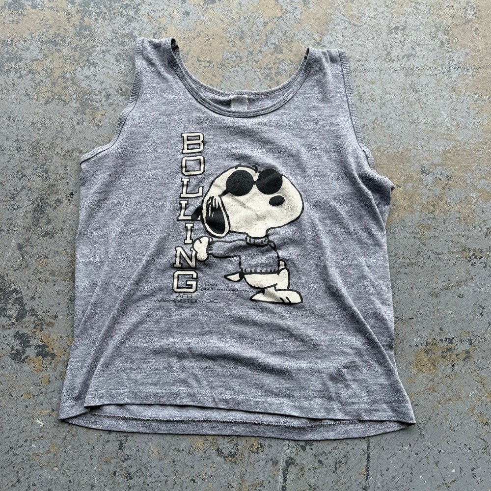 Vintage 70’s 80’s Artek Snoopy Peanuts Tank Top Sz M