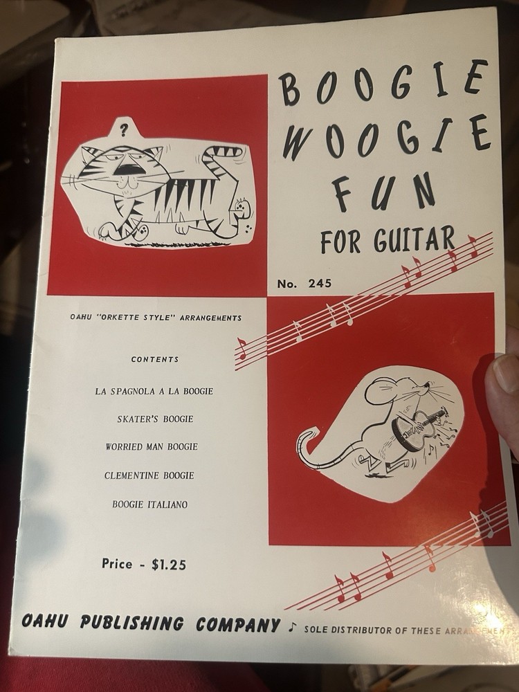 1961 Folio BOOGIE WOOGIE FUN FOR GUITAR