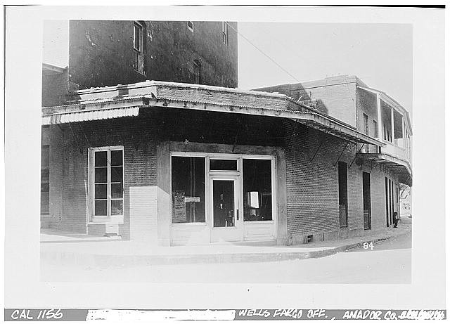 Photo:Wells Fargo Express Office,Jackson,Amador County,CA,California,HABS
