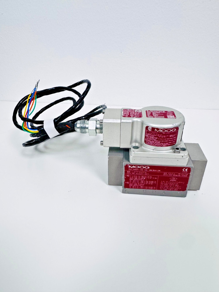 MOOG G771K201A Electro-Hydraulic Servo Valve 3000 PSI Industrial Control Valve