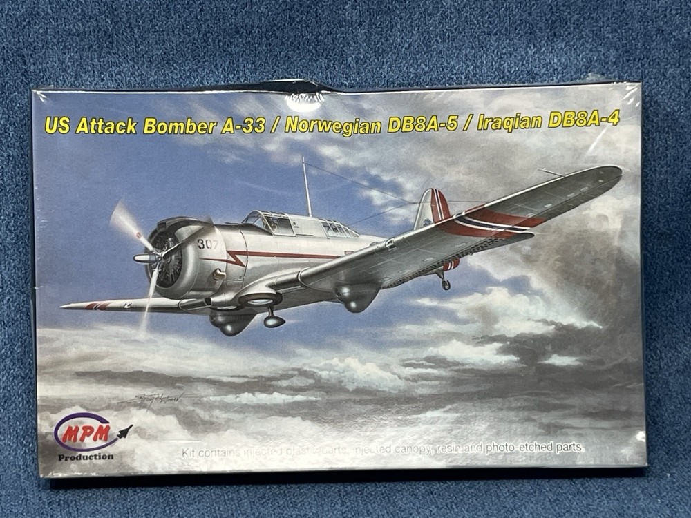 MPM US Attack Bomber A-33/Norwegian DB8A-5/Iraqian DB8A-4 1/72 Scale Model Kit