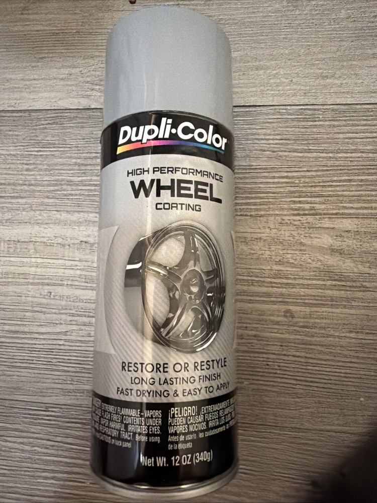 Duplicolor-HWP101- High Performance Wheel Coating Silver color - 12 oz