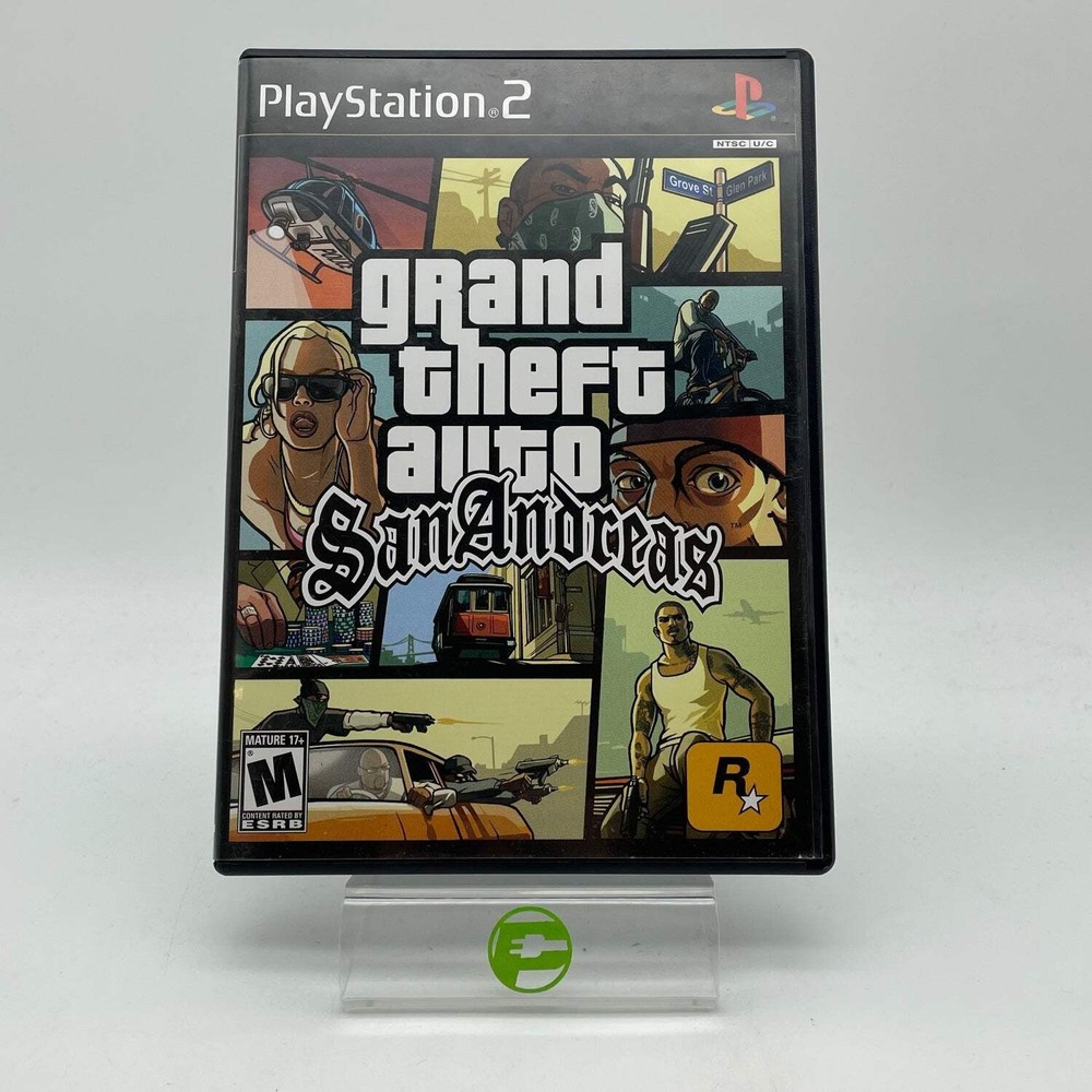 Grand Theft Auto San Andreas (Sony PlayStation 2 PS2, 2004)