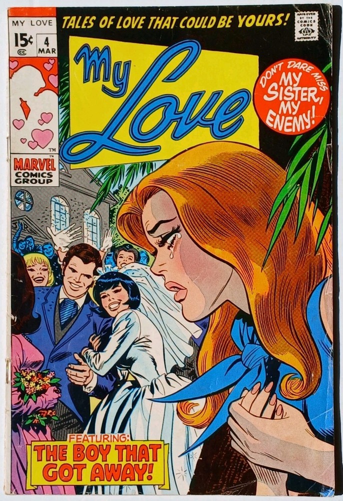 MY LOVE #4 VG- Romita Cvr Buscema Colan Heck Art 