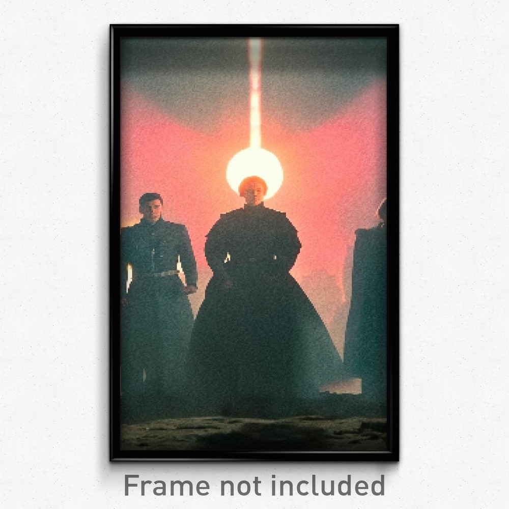 Pixel Art Poster - Silent Nation (8 Bit Psychedelic Trippy Video Game Print)