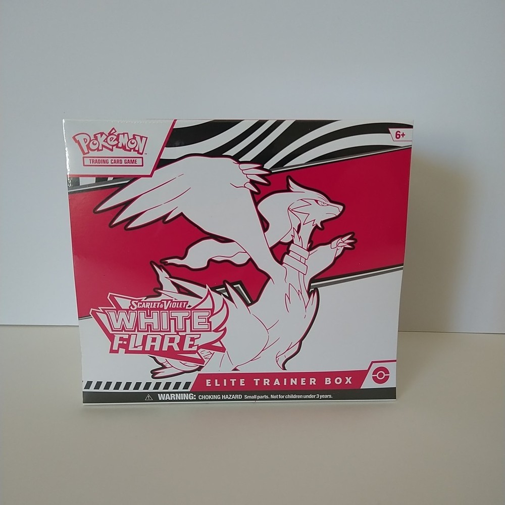 Pokemon TCG Scarlet And Violet White Flare Elite Trainer Box ETB Has Small Tears