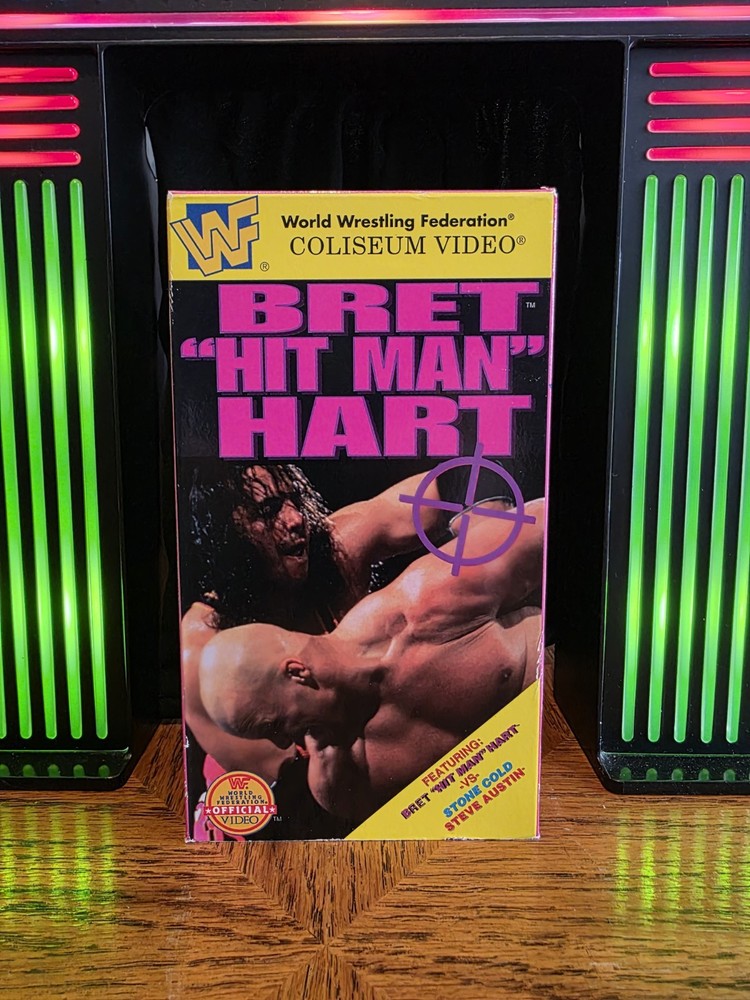 World Wrestling Federation WWF Bret 'Hit Man' Hart VHS Tape 1997 Austin