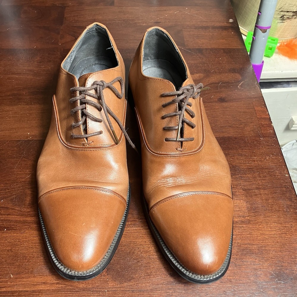 Stacy Adams Bryant Men's Brown Dress Shoes Lace Up Size 11