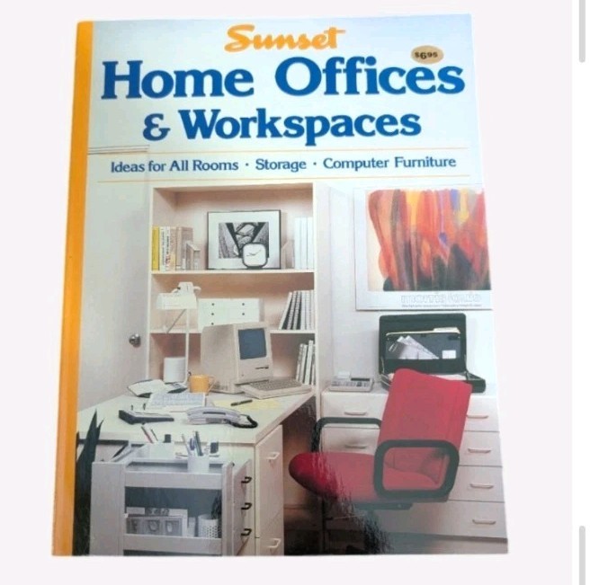 Sunset Home Offices & Workspaces Paperback 1993 Illustrated Picture Book English