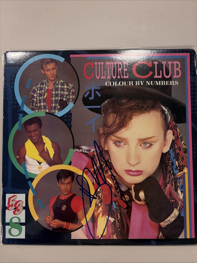 Boy George Culture Club Colour by Numbers Signed Vinyl Album JSA COA