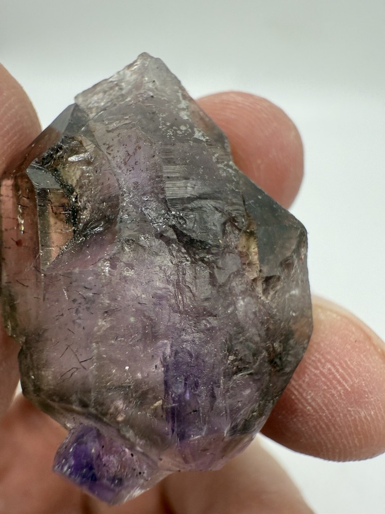 Brandberg Amethyst Smoky Elestial Quartz Crystal, Goboboseb, Namibia