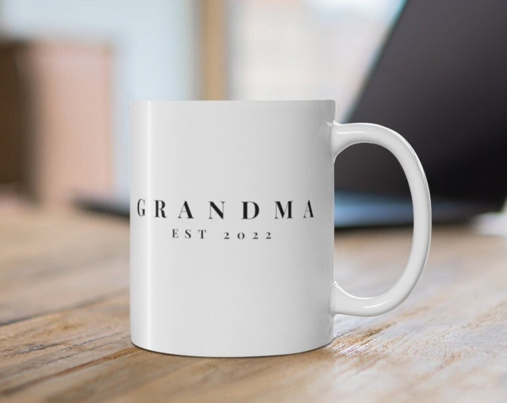 Grandma Est 2022 Mug Mom Gift Grandma Mug Grandma Gift Baby Announcement Mug