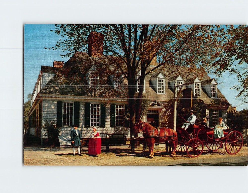 Postcard Raleigh Tavern Williamsburg Virginia USA