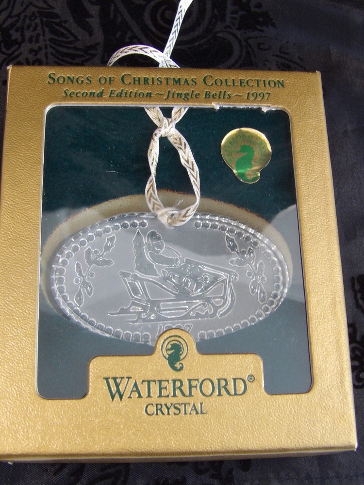 Waterford Crystal Jingle Bells Ornament~Songs of Christmas~2nd Edition