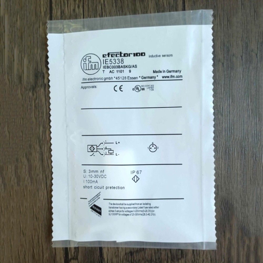 One New For IFM proximity switch IE5338 Fast Ship #F22