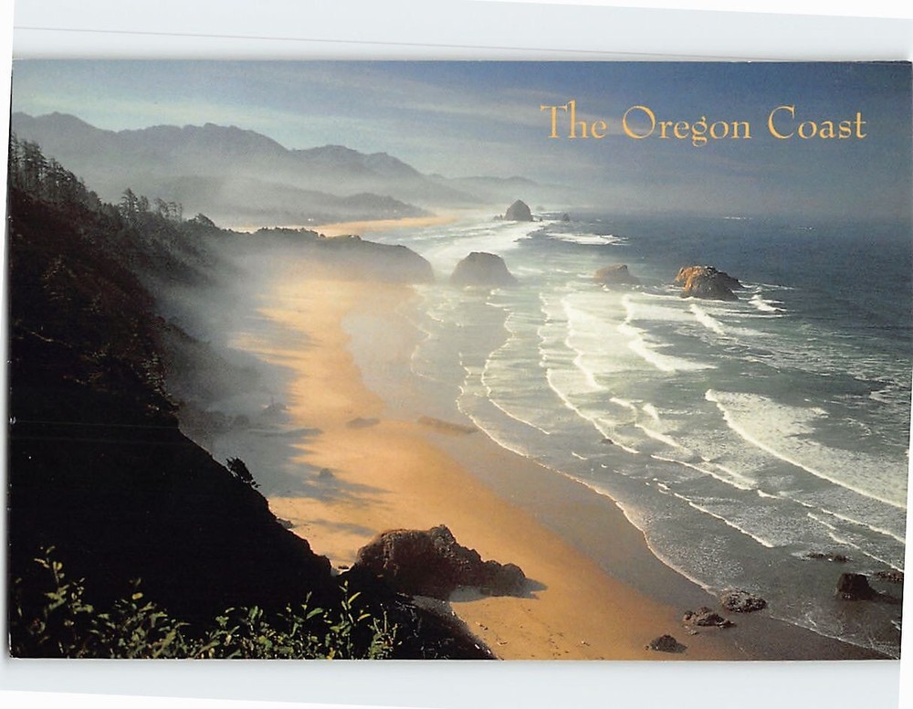 Postcard Beautiful Oregon Coast Oregon USA