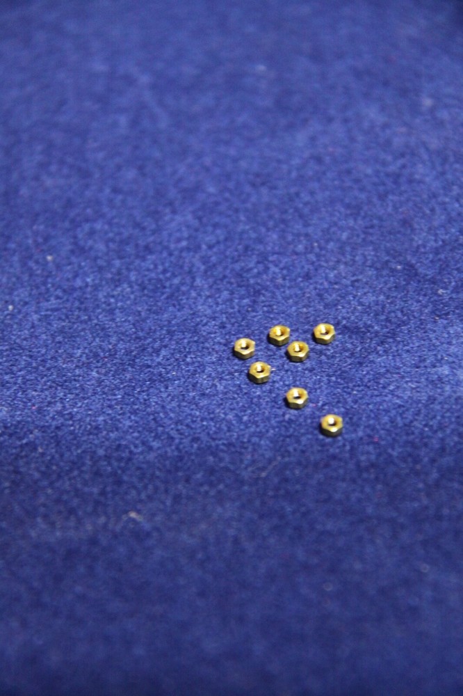 Brass Machine Screws -  NUTS & WASHERS 00-90 ; 0-80;  1-72 ; 2-56