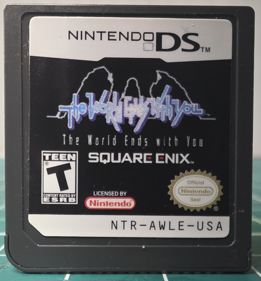 The World Ends With You (Nintendo DS, 2008) SQUARE - Tested/Working - Cart Only!