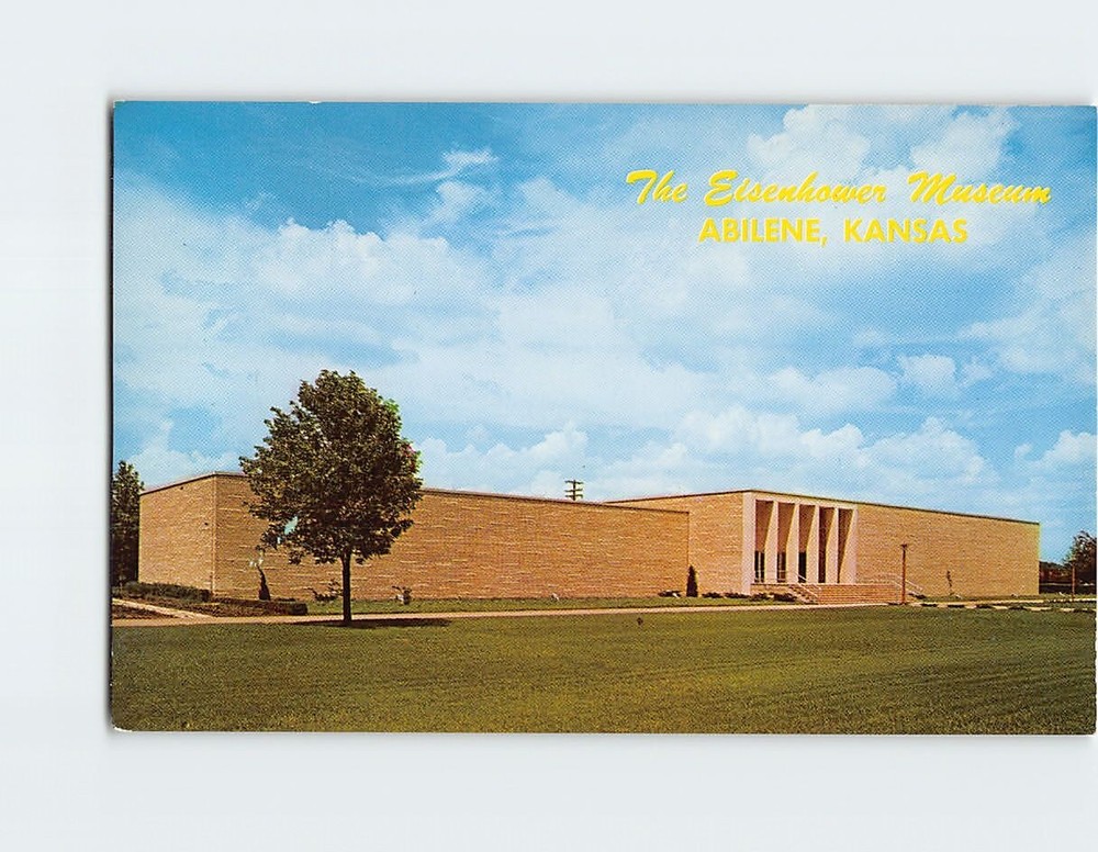 Postcard The Eisenhower Museum Abilene Kansas USA